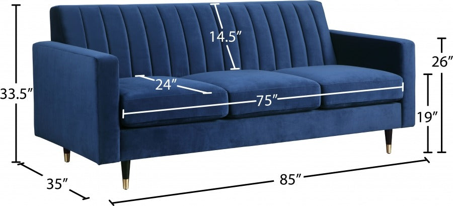 Lola Velvet Sofa