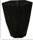 Diamante End Table - Stunning Diamond-Shaped Acacia Design to Elevate Your Living Room Decor