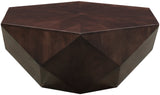 Diamante Coffee Table - Stunning Diamond-Shaped Acacia Wood Centerpiece for Modern Living Spaces