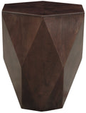 Diamante End Table - Stunning Diamond-Shaped Acacia Design to Elevate Your Living Room Decor