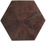 Diamante End Table - Stunning Diamond-Shaped Acacia Design to Elevate Your Living Room Decor