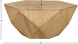 Diamante Coffee Table - Stunning Diamond-Shaped Acacia Wood Centerpiece for Modern Living Spaces