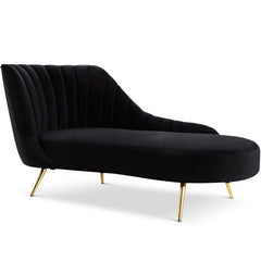 Margo Velvet Chaise Lounge