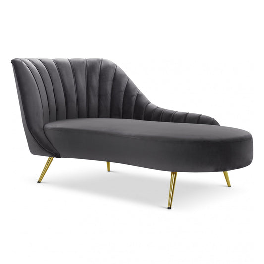 Margo Velvet Chaise Lounge