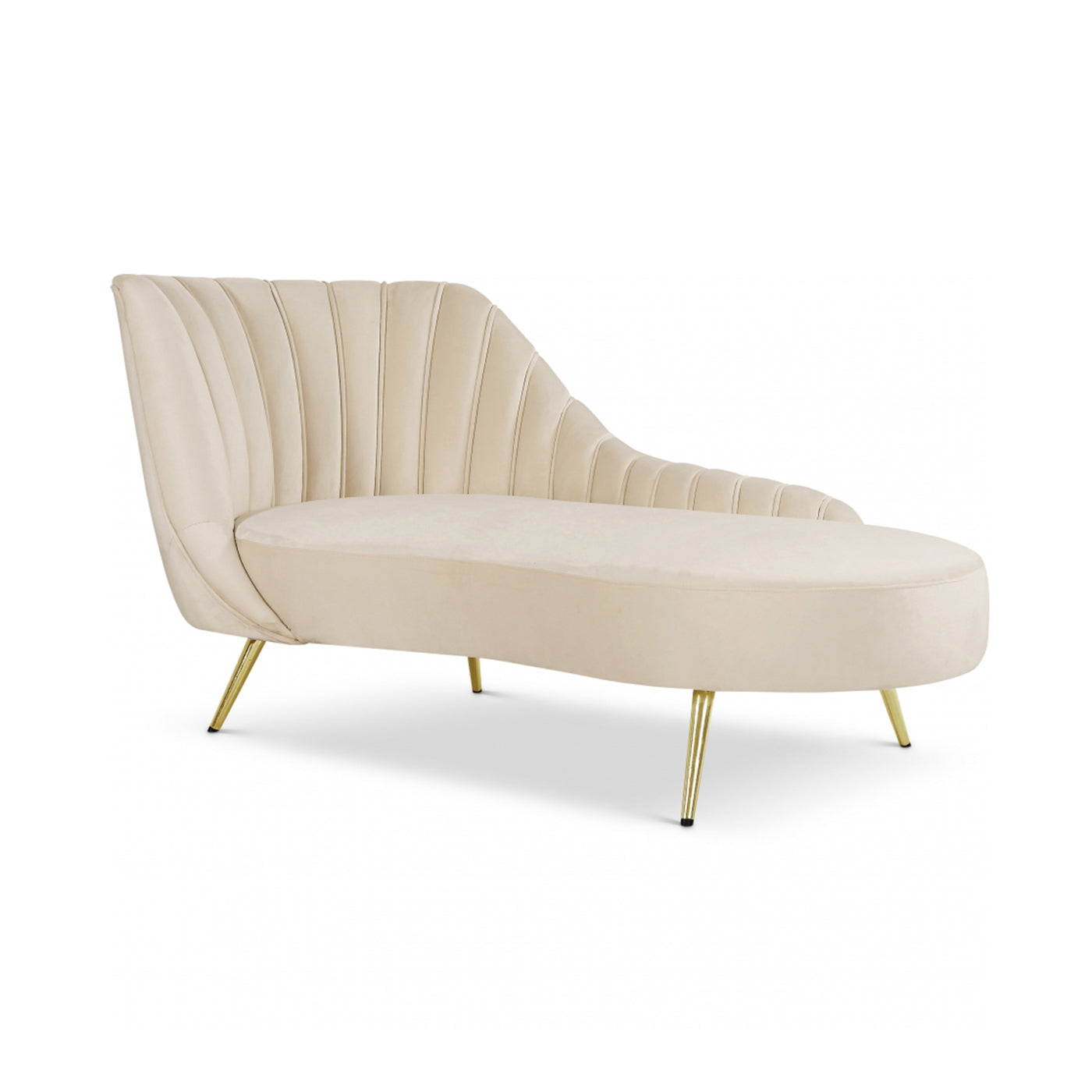 Margo Velvet Chaise Lounge