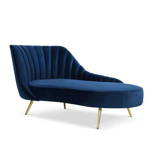 Margo Velvet Chaise Lounge