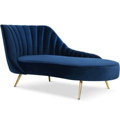 Margo Velvet Chaise Lounge