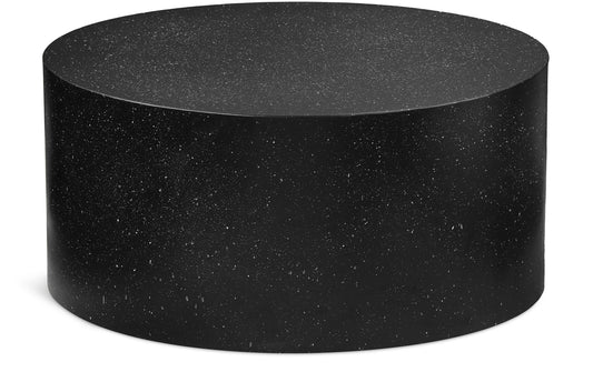 Terrazo Coffee Table - Modern Iron Design with Speckled Surface for a Chic Living Room or Office