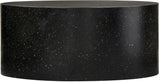 Terrazo Coffee Table - Modern Iron Design with Speckled Surface for a Chic Living Room or Office