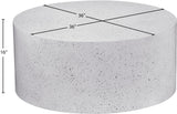 Terrazo Coffee Table - Modern Iron Design with Speckled Surface for a Chic Living Room or Office