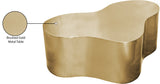 Tevere Coffee Table - Modern Matte Metal Design with Unique Shape for Stylish Gatherings and Leisure