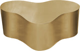 Tevere Coffee Table - Modern Matte Metal Design with Unique Shape for Stylish Gatherings and Leisure