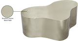 Tevere Coffee Table - Modern Matte Metal Design with Unique Shape for Stylish Gatherings and Leisure