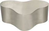 Tevere Coffee Table - Modern Matte Metal Design with Unique Shape for Stylish Gatherings and Leisure
