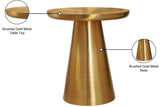 Martini Metal Contemporary End Table – Stylish Round Design Perfect for Any Room in Your Home