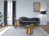 Martini Metal Contemporary End Table – Stylish Round Design Perfect for Any Room in Your Home