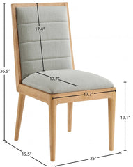 Bristol Linen Textured Fabric Dining Chair