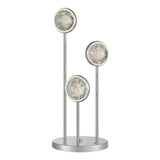 Bubbling Glow Table Lamp // Chrome