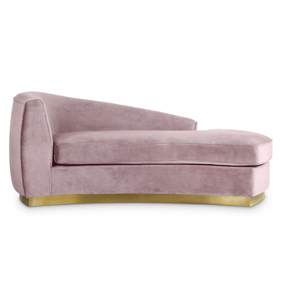 Julian Velvet Chaise Lounge