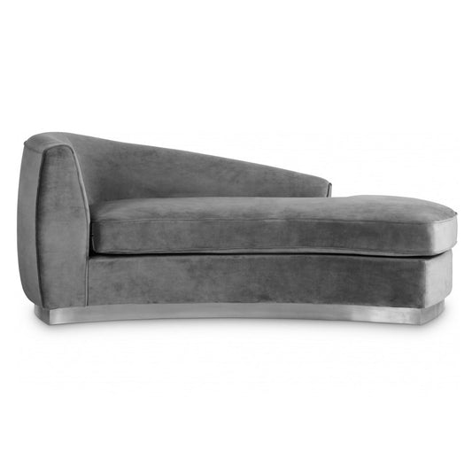 Julian Velvet Chaise Lounge