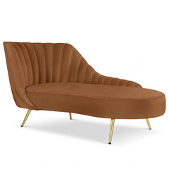 Margo Velvet Chaise Lounge