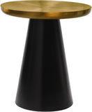 Martini Metal Contemporary End Table – Stylish Round Design Perfect for Any Room in Your Home