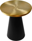 Martini Metal Contemporary End Table – Stylish Round Design Perfect for Any Room in Your Home