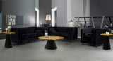 Martini Metal Contemporary End Table – Stylish Round Design Perfect for Any Room in Your Home