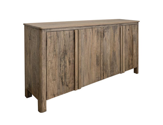 4 Door Console - Modern Organic Mango Wood Design