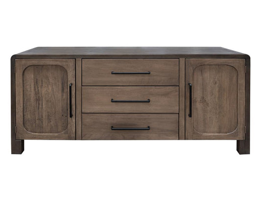 3 Drawer 2 Door Console | Mango Wood Tamesis Collection