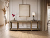 Handcrafted Tiffany Sofa Table | Solid Pine Wood with Turned Legs