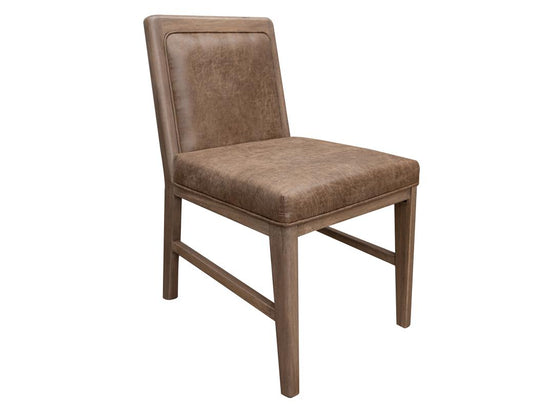 Mezquite Upholstered Wooden Chair | Sustainable Mango Wood Design