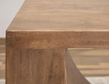Wooden Cocktail Table - Mango Wood Mezquite Collection