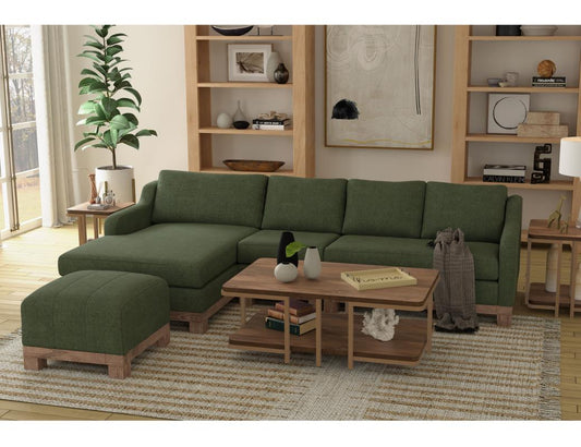 Wooden Frame Sectional Chaise | Samba Collection