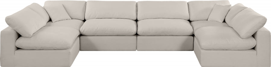 Comfy Linen Textured Fabric Sectional