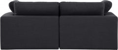 Comfy Linen Textured Fabric Sofa