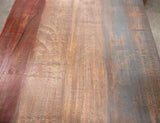 1 Drawer Chairside Table | Rustic Antique Multicolor Pine