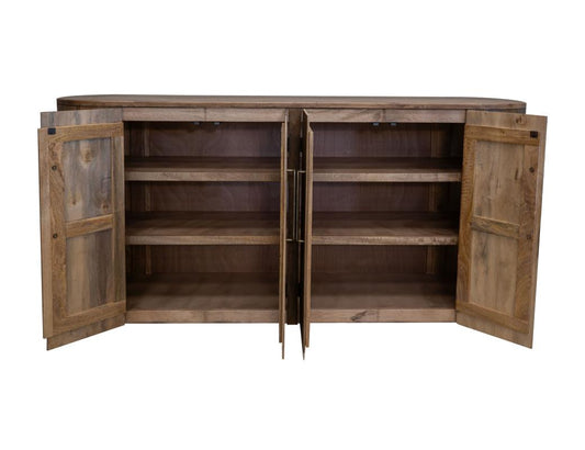 4 Doors Console | Handcrafted Mango & Teak Wood Furniture