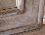 Aruba Mirror - Sustainable Mango Wood with Drift Sand Finish