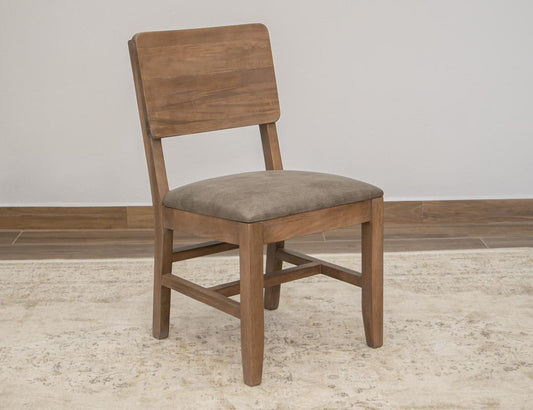 Natural Parota Wooden Dining Chair - Comfortable & Stylish
