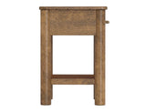 1 Drawer Chairside Table | Mango Wood Olimpia Collection