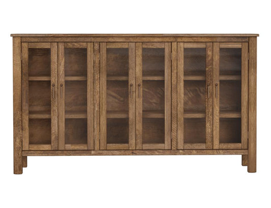 6 Door Console - Mango Wood Olimpia Collection | Sustainable Elegance