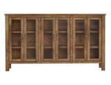 6 Door Console - Mango Wood Olimpia Collection | Sustainable Elegance