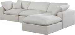 Comfy Linen Textured Fabric Sectional