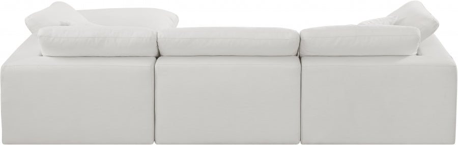 Comfy Linen Textured Fabric Sectional