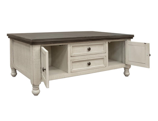 4 Drawer Cocktail Table | Farmhouse Chic Stone Collection
