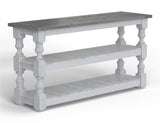 Stone Collection Farmhouse Sofa Table - Solid Pine Wood