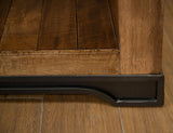 4 Shelves 70" Bookcase - Parota Wood Display Shelving
