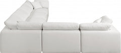 Comfy Linen Textured Fabric Sectional