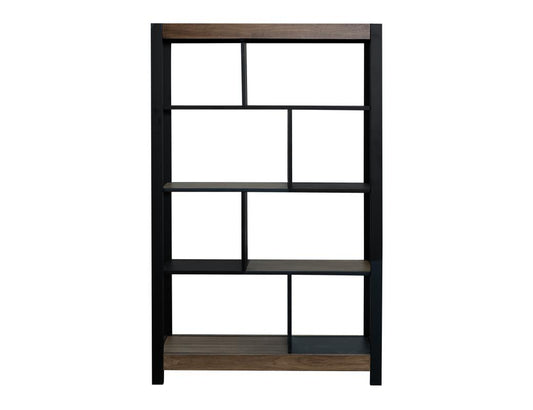 8 Shelf Bookcase - Tuxedo Collection Solid Wood Storage